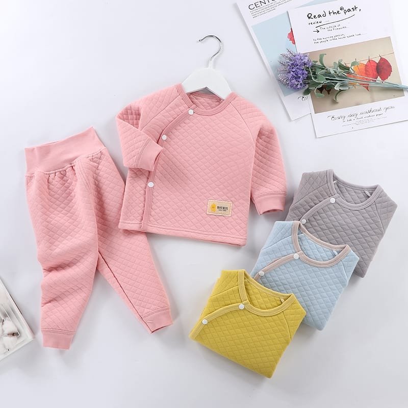 High Quality Baby Girl Underwear Cotton Snow White Pajamas Toddler Infants Clothes Sets Newborn Girl Long Johns